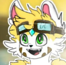 Meetos (Headshot, Shaded, Abstract Background, Black Lined)