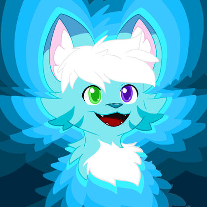 Blastor (Headshot, Flat, Icon format, Color Lined)