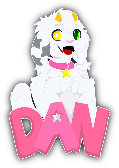 Dan (Halfbody, Flat, Badge, Lineless)