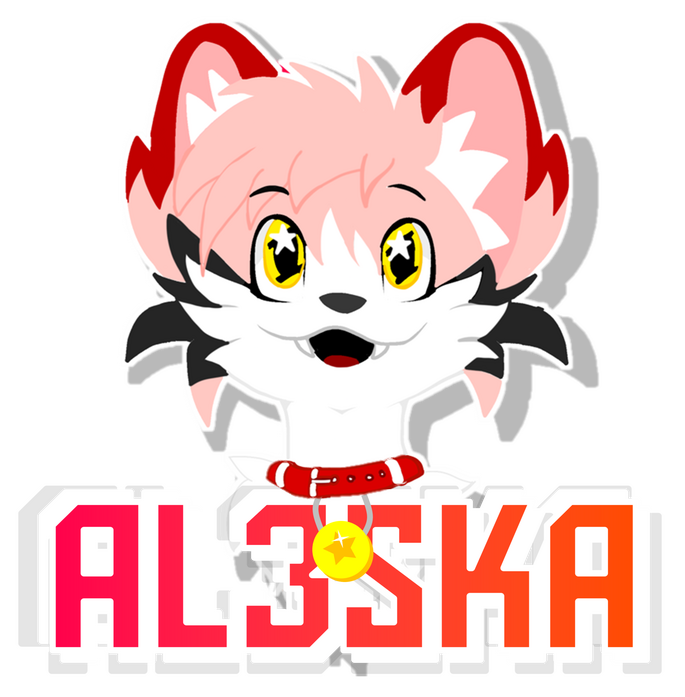 Al3sKa (Headshot, Flat, Badge, Lineless)
